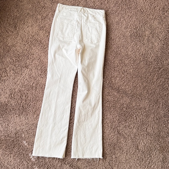 Good American Good Classic Boot Cut Jeans Cloud White Size 4/27 - Picture 5 of 13